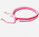 Armband - winter weave Rose/rood