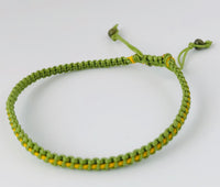 Armband - Moodline bracelet - Emerald groen / geel