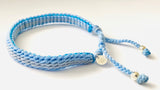 Armband - winter weave Lblauw/Blauw