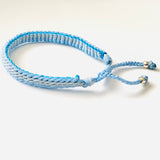 Armband - winter weave Lblauw/Blauw