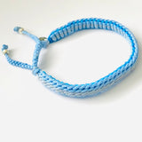 Armband - winter weave Lblauw/Blauw