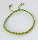 Armband - Moodline bracelet - Emerald groen / geel