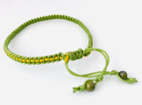 Armband - Moodline bracelet - Emerald groen / geel